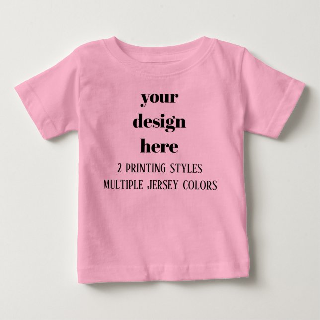 T-shirt Pour Bébé Personnaliser ou Adapter (Devant)