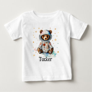 T-shirt Pour Bébé Personnaliser vêtements enfant astronaute ours