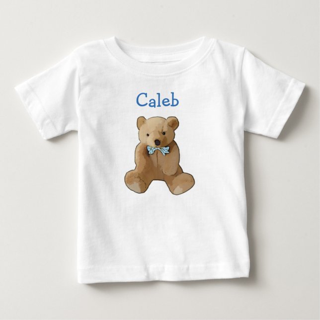 T-shirt Pour Bébé Personnalisez cette chemise bébé en peluche (Devant)