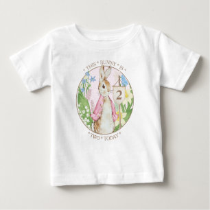 T-shirt Pour Bébé Peter le lapin Fille d'anniversaire