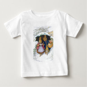 T-shirt Pour Bébé Peter Rabbit (parapluie)