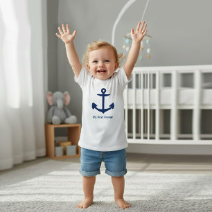 T-shirt Pour Bébé Petit Capitaine