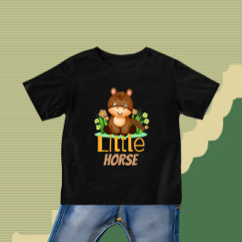 T-shirt Pour Bébé Petit cheval