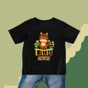 T-shirt Pour Bébé Petit cheval
