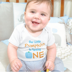T-shirt Pour Bébé Petit Citrouille 1er anniversaire T-shirt bébé