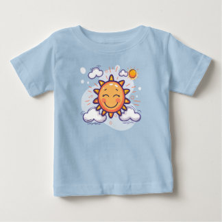 T-shirt Pour Bébé ☀️ Petit Coussin Bébé Sunshine