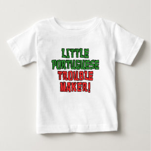 T-shirt Pour Bébé Petit créateur de problèmes portugais