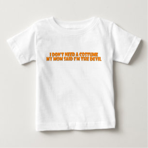 T-shirt Pour Bébé Petit Diable - Chemise d'Halloween