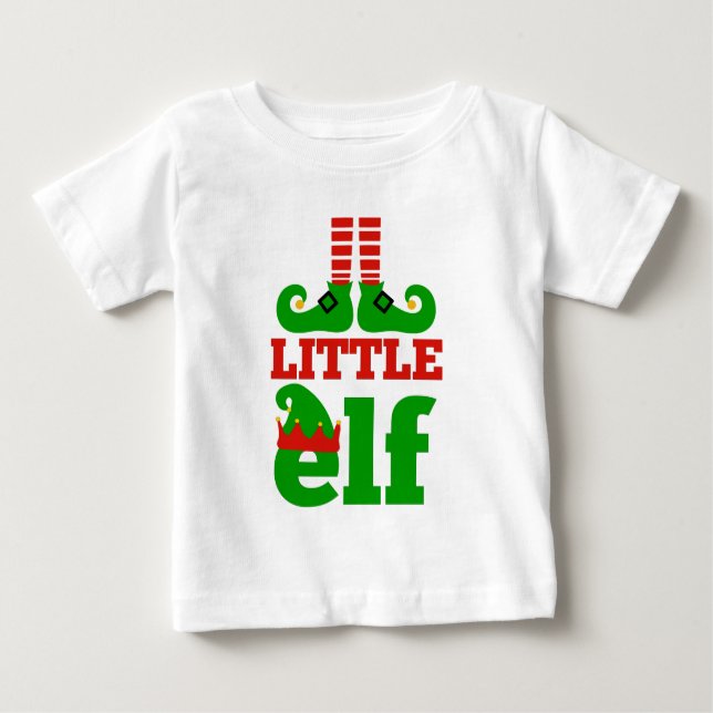 T-shirt Pour Bébé Petit Elf (Devant)