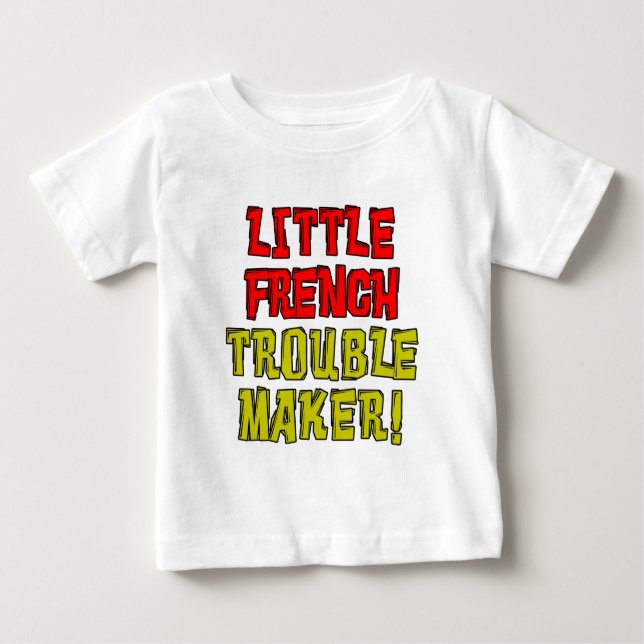 T-shirt Pour Bébé Petit facteur de difficulté en France (Devant)