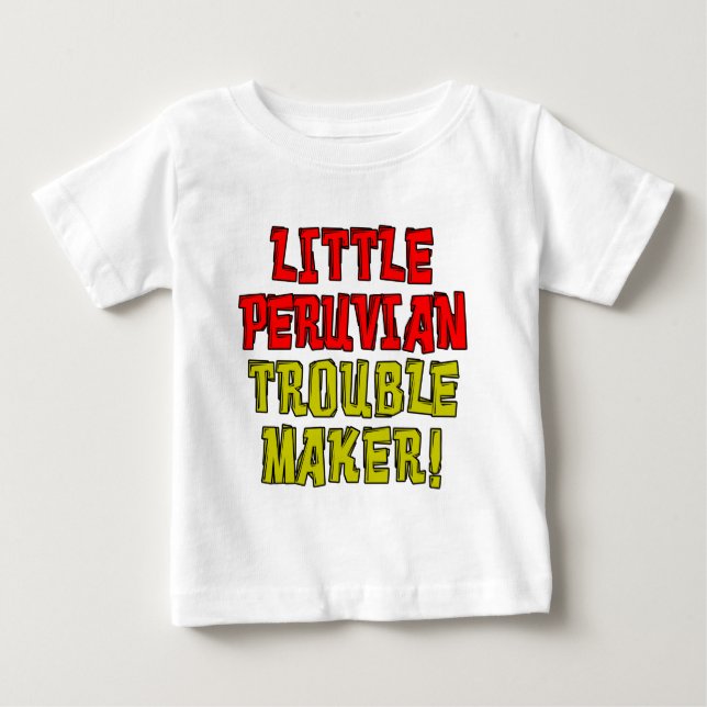 T-shirt Pour Bébé Petit facteur de difficulté péruvien (Devant)