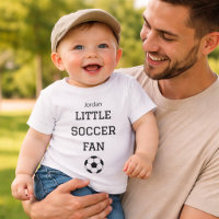 Petit Fan de Football Personnalisé pour Bébé