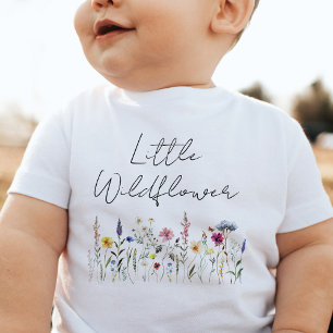 T-shirt Pour Bébé Petit Fleur sauvage
