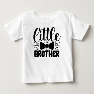 T-shirt Pour Bébé Petit frère, bébé noeud papillon
