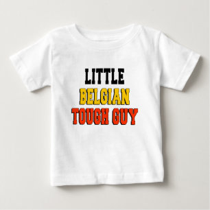T-shirt Pour Bébé Petit gars dur belge