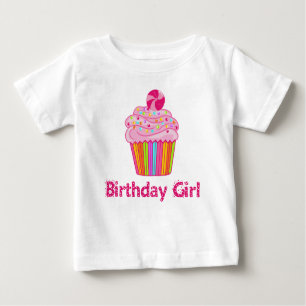 T-shirt Pour Bébé Petit gâteau d'anniversaire de surprise