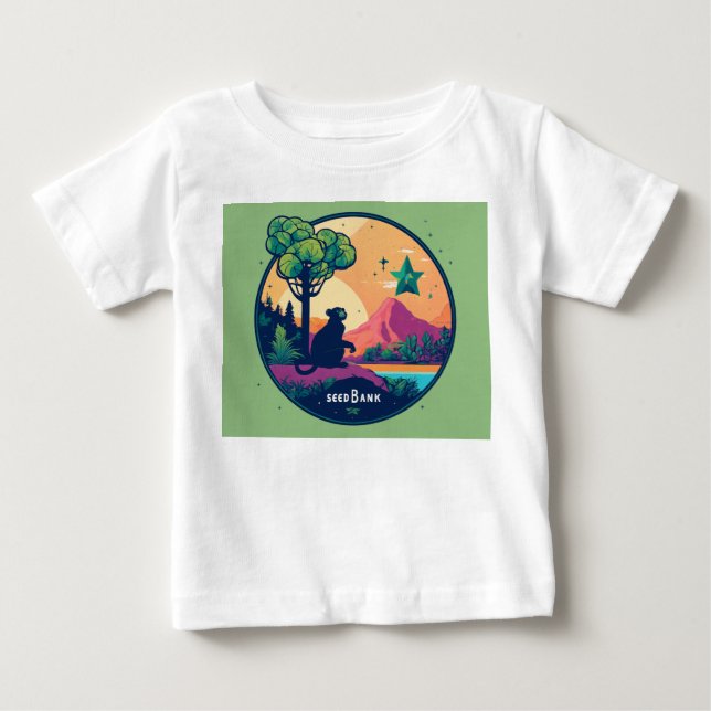 T-shirt Pour Bébé Petit Mais Puissant (Devant)