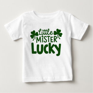 T-shirt Pour Bébé Petit Monsieur Chanceux - Jolis Trèfles
