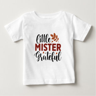 T-shirt Pour Bébé Petit Monsieur Grateful - Action de grâce