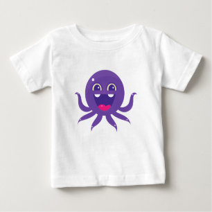 T-shirt Pour Bébé petit octupis
