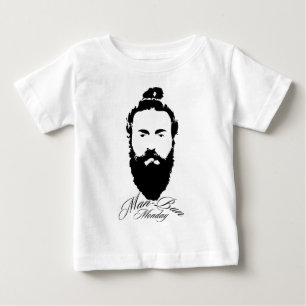 T-shirt Pour Bébé Petit pain lundi d'homme