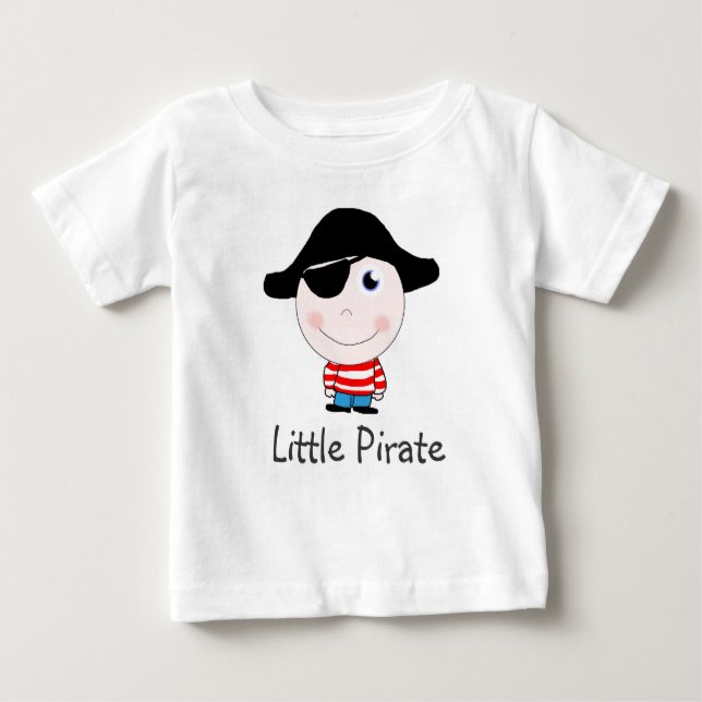 T-shirt Pour Bébé Petit Pirat (Devant)
