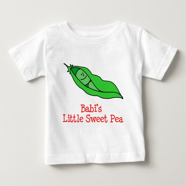 T-shirt Pour Bébé Petit pois doux de Babi (Devant)