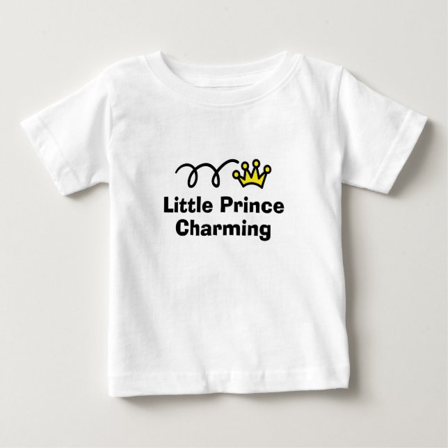 T-shirt Pour Bébé Petit Prince charmant bébé chemise pour nouveau-né (Devant)