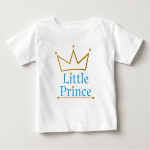 T-shirt Pour Bébé Petit prince Gold Crown