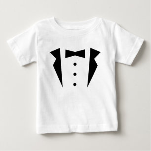 T-shirt Pour Bébé Petit smoking élégant de monsieur avec la cravate