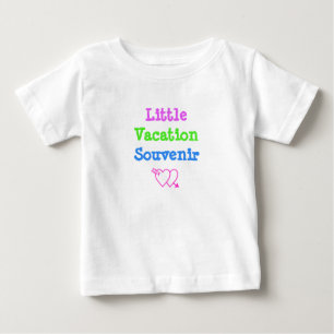 T-shirt Pour Bébé Petit Vacances Souvenir mignon drôle