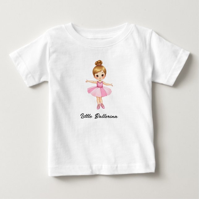 T-shirt Pour Bébé Petite Ballerine (Devant)