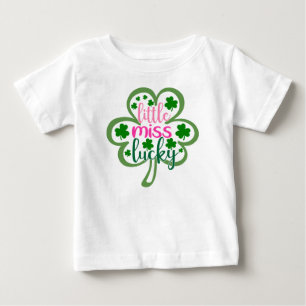 T-shirt Pour Bébé Petite Chanceuse