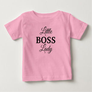 T-shirt Pour Bébé Petite Dame Boss