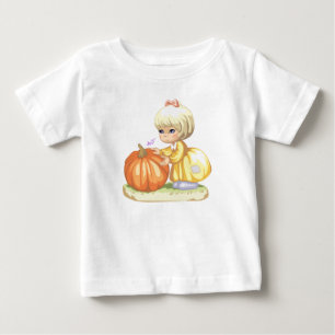 T-shirt Pour Bébé Petite fille et Citrouille Toddler Manches longues