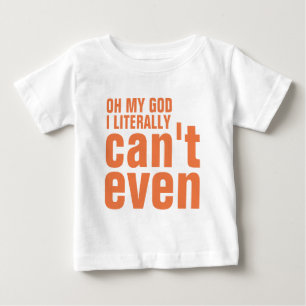 T-shirt Pour Bébé Petite fille qui ne peut même pas