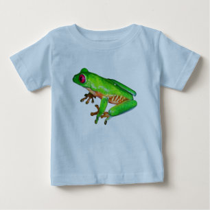 T-shirt Pour Bébé Petite grenouille verte