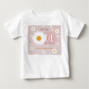 T-shirt Pour Bébé Petite Mademoiselle Onederful 1er Anniversaire