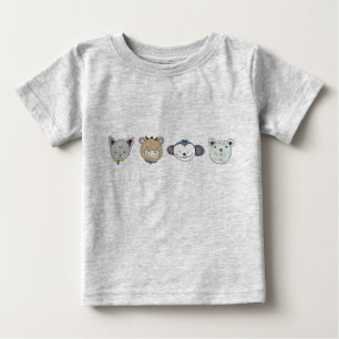 T-shirt Pour Bébé petite pièce en t de special d'animaux