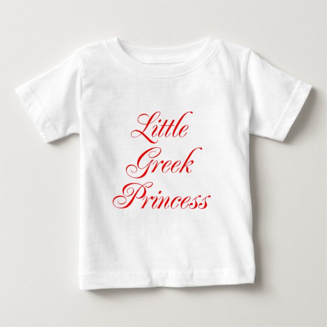 T-shirt Pour Bébé Petite princesse grecque (Devant)