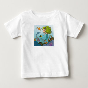 T-shirt Pour Bébé Petite sirène