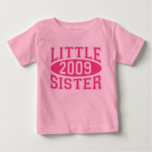 T-shirt Pour Bébé PETITE SOEUR 2009 (rose)