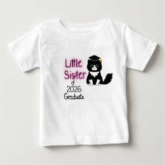 T-shirt Pour Bébé Petite soeur de la promotion 2026