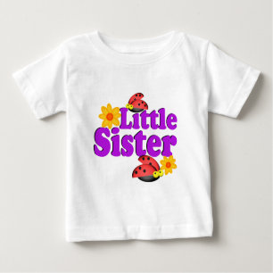 T-shirt Pour Bébé Petite soeur Ladybug