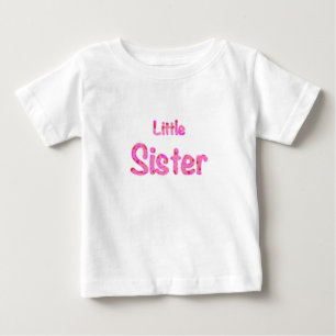 T-shirt Pour Bébé Petite Soeur Typographie Baby Toddler