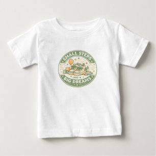 T-shirt Pour Bébé Petits Pas Grands Rêves Pré-Maternelle