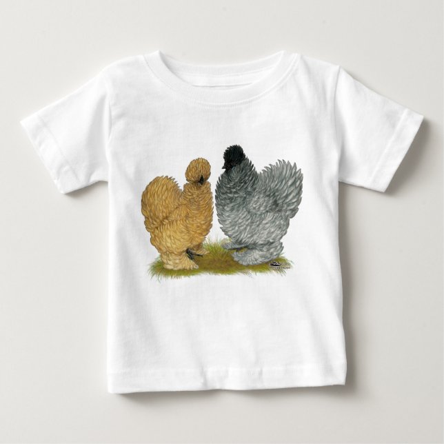 T-shirt Pour Bébé Petits poulets (Devant)