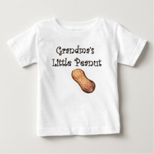 T-shirt Pour Bébé Peu d'arachide de la grand-maman