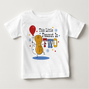 T-shirt Pour Bébé Peu de 2ème anniversaire d'arachide
