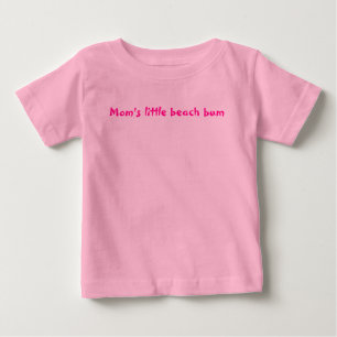 T-shirt Pour Bébé Peu de bon à rien de la plage de la maman